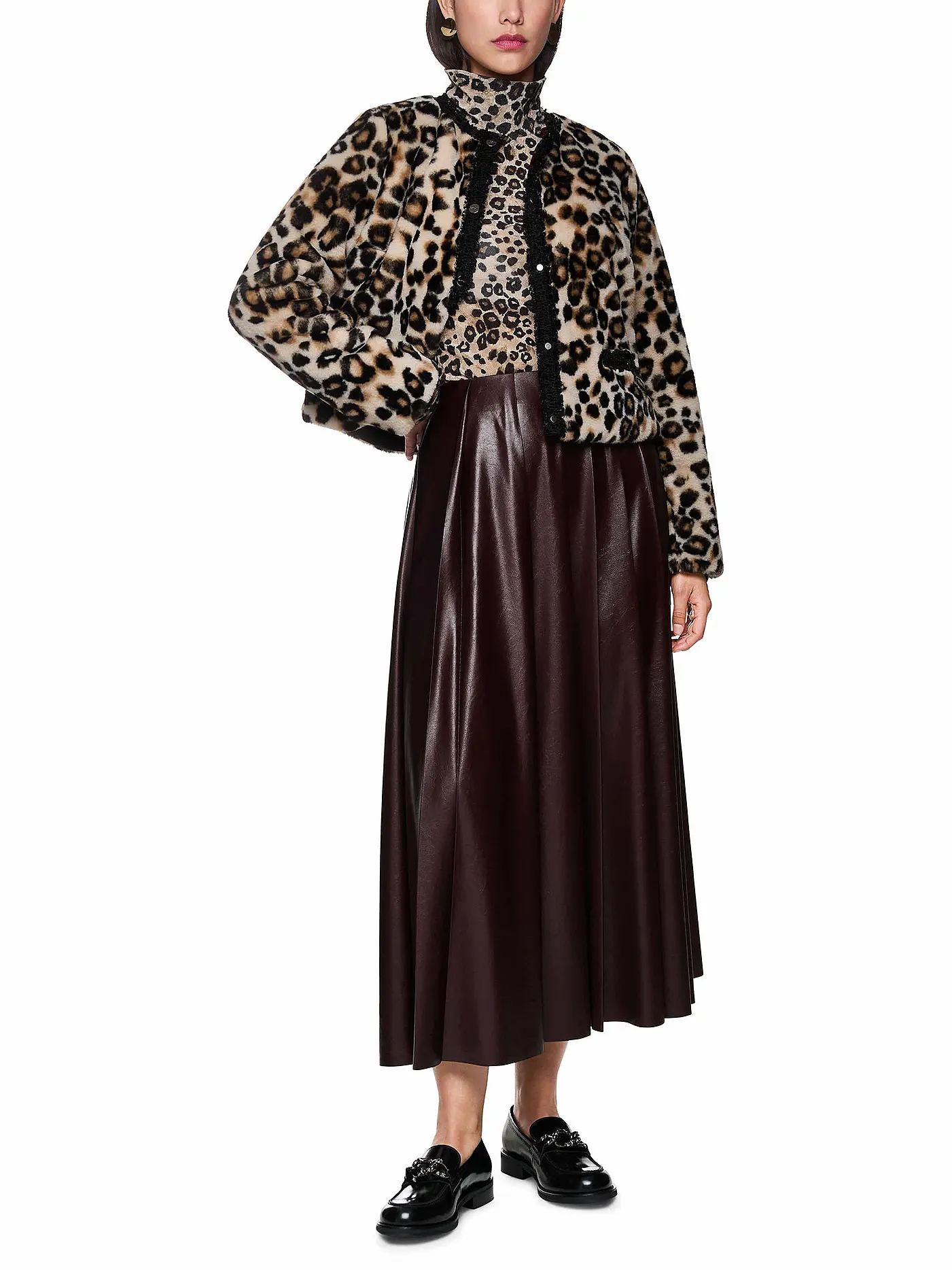 MARC CAIN | Jacke in Felloptik | 